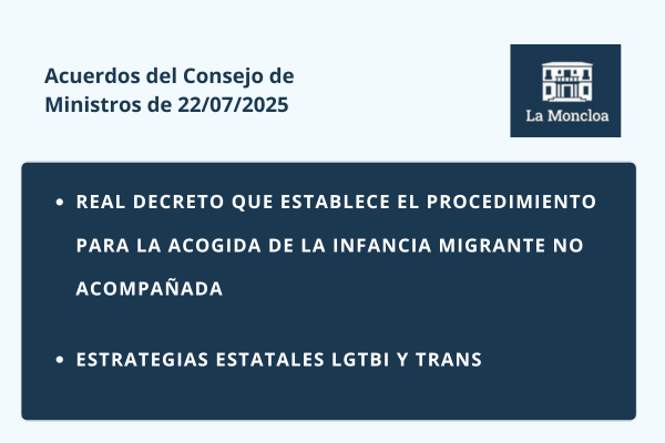 Acuerdos del Consejo de Ministros